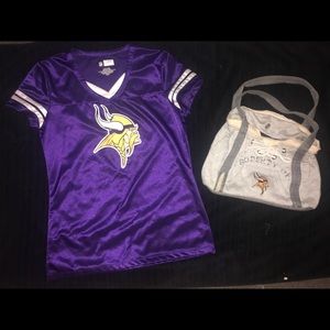 Vikings top & purse